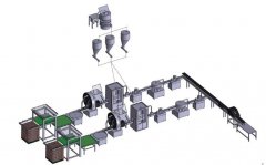 自动配料混合生产线的图片