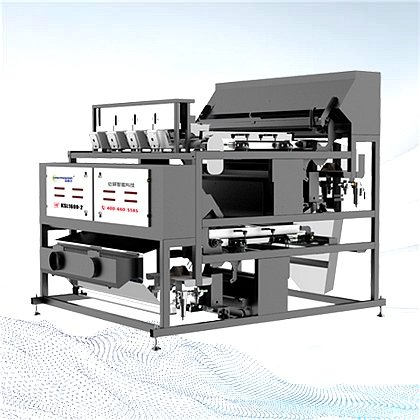 小颗粒矿石双层履带色选机