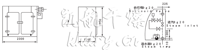 药用型GMP烘箱安装示意图