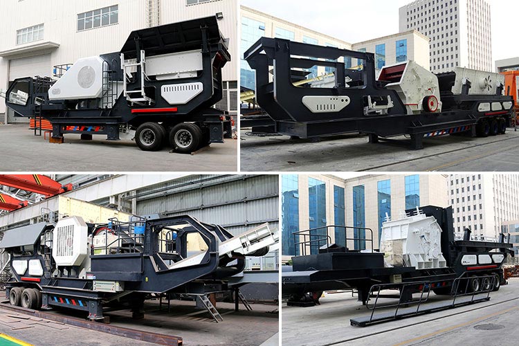 轮胎式移动破碎站 轮胎式移动破碎站