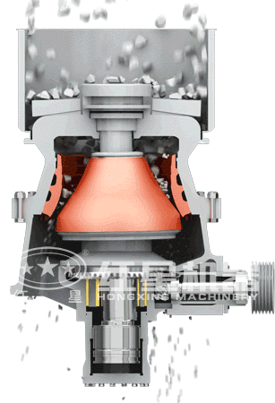 磷矿石圆锥式破碎机工作原理