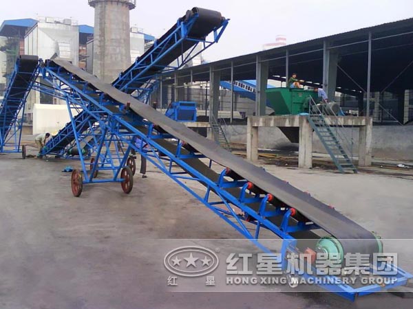 胶带输送机现场 胶带输送机现场