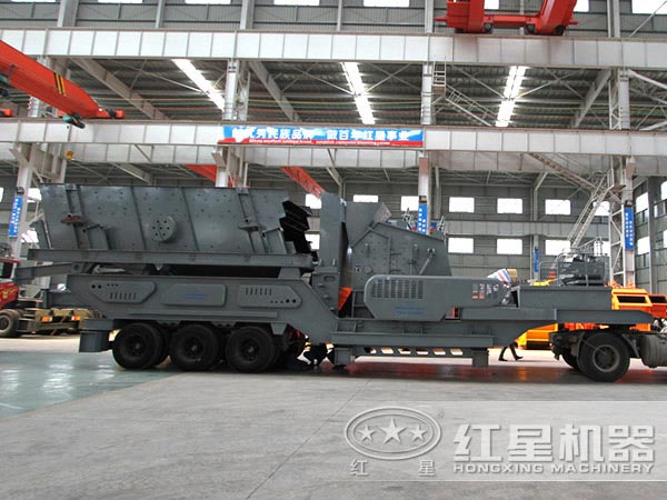 反击式移动破碎站车间